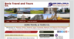 Desktop Screenshot of boristravel.com